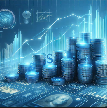 Gráficos e indicadores financeiros