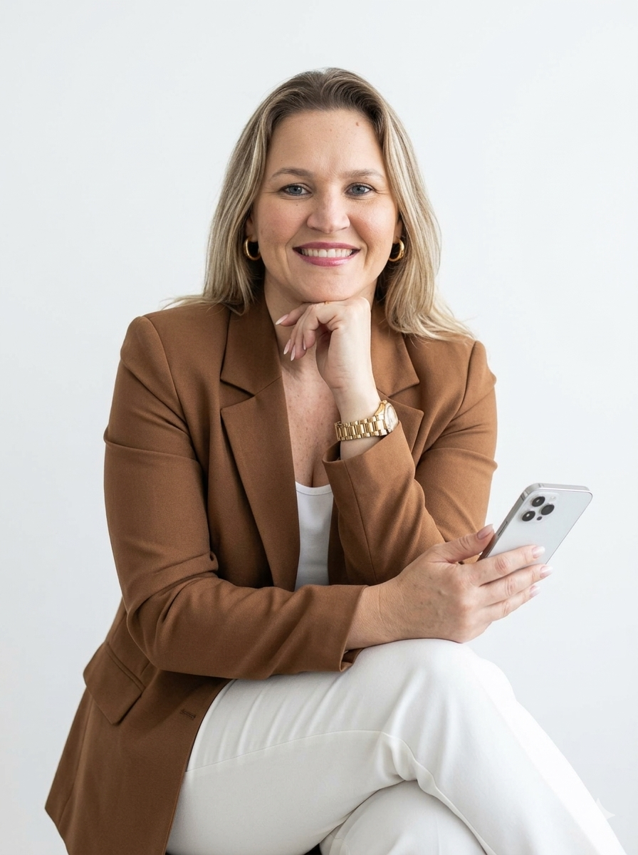 Michele Czaplinsky, fundadora da Clarear Soluções Financeiras